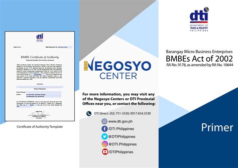 dti bmbe online application|BARANGAY MICRO BUSINESS ENTERPRISE (BMBE) .